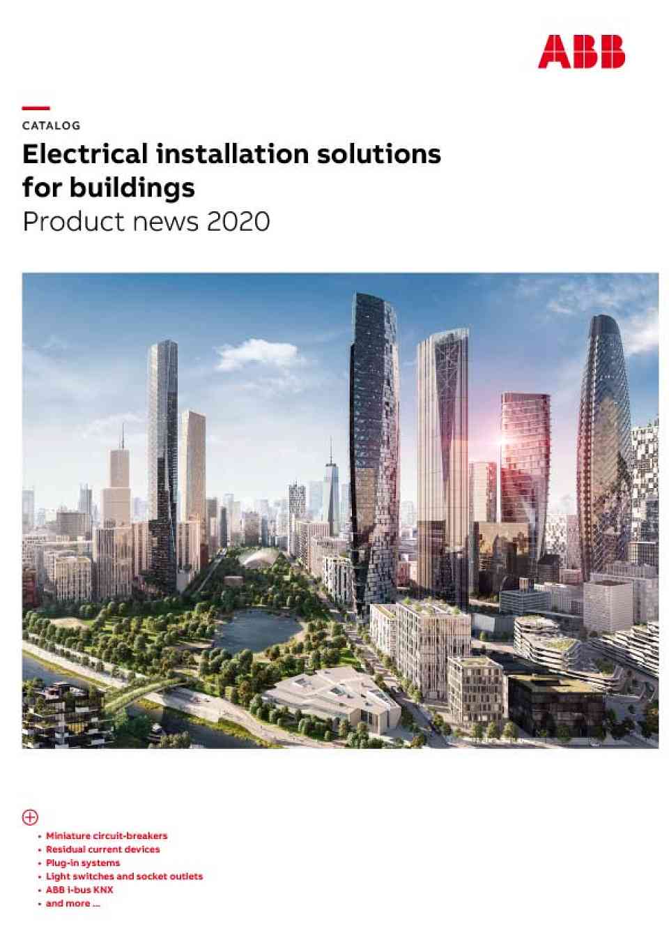 Electrical Installation Solutions for Buildings Catalogue Cover