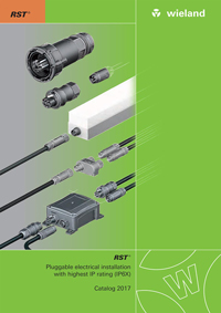 Pluggable Electrical Installation with Highest IP Rating 2017 Catalogue Cover