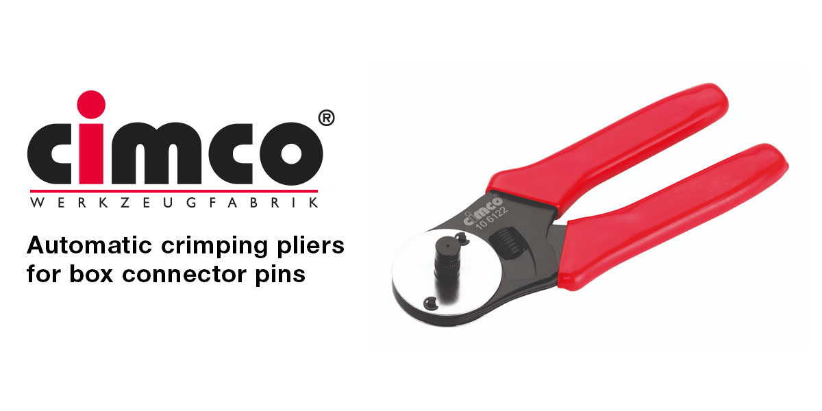 NEW Automatic Crimping Pliers by CIMCO Banner