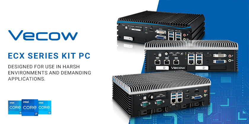 Introducing The Vecow ECX Series Fanless Embedded Systems Banner