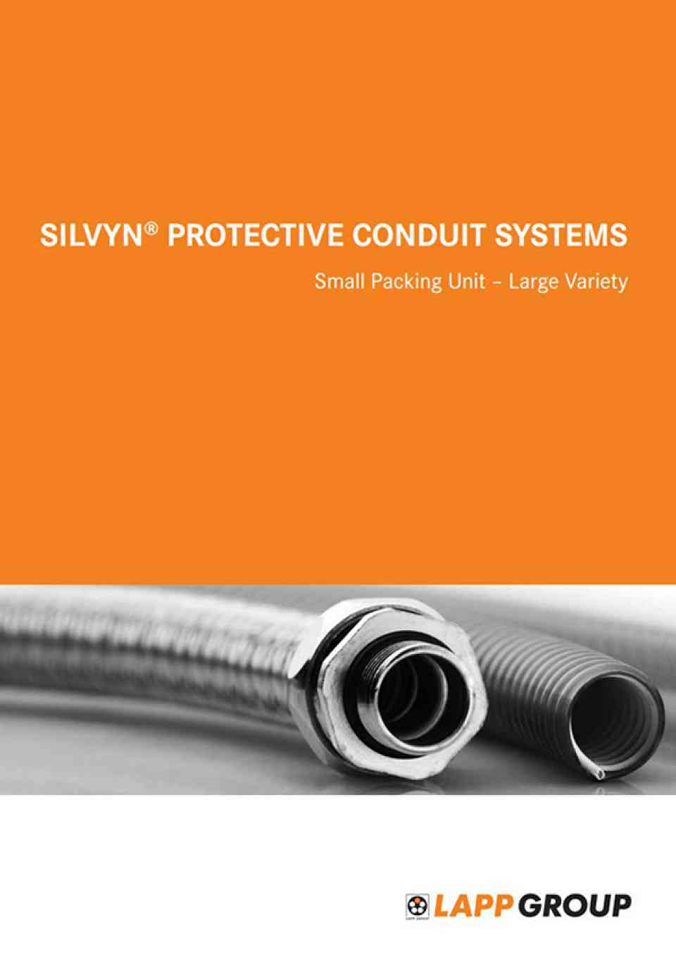 SILVYN Protective Conduit Systems Catalogue Cover