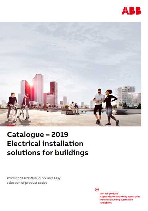 Cover of ABB Electrical Installation 2019 Solutions For Buildings
