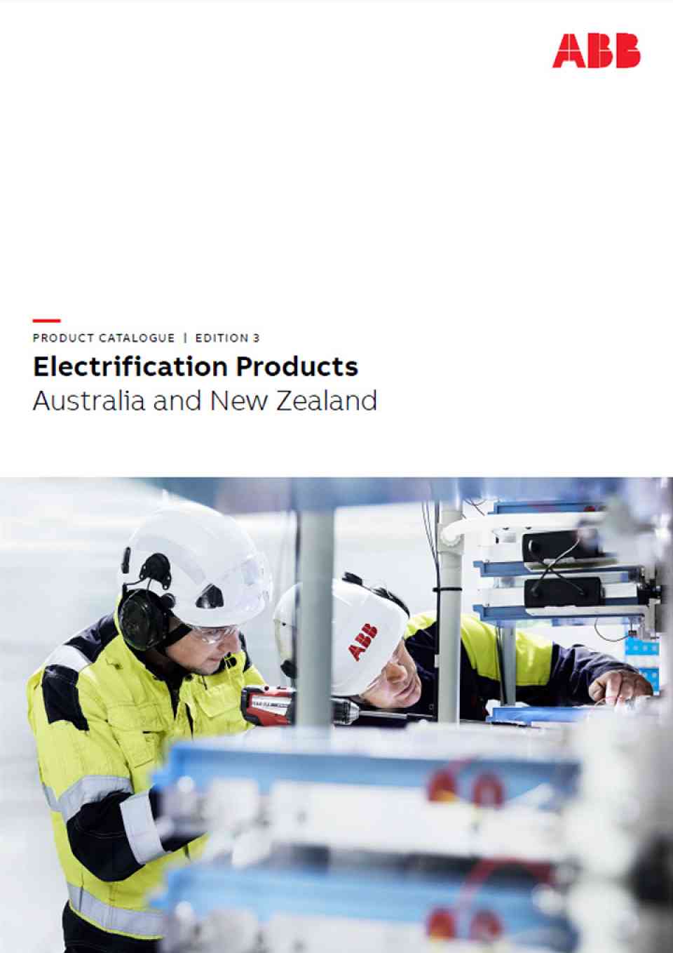 Electrification Products Catalogue Cover