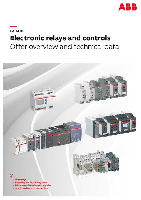 Cover of ABB Electrical Relays and Controls Offer Overview and Technical Data