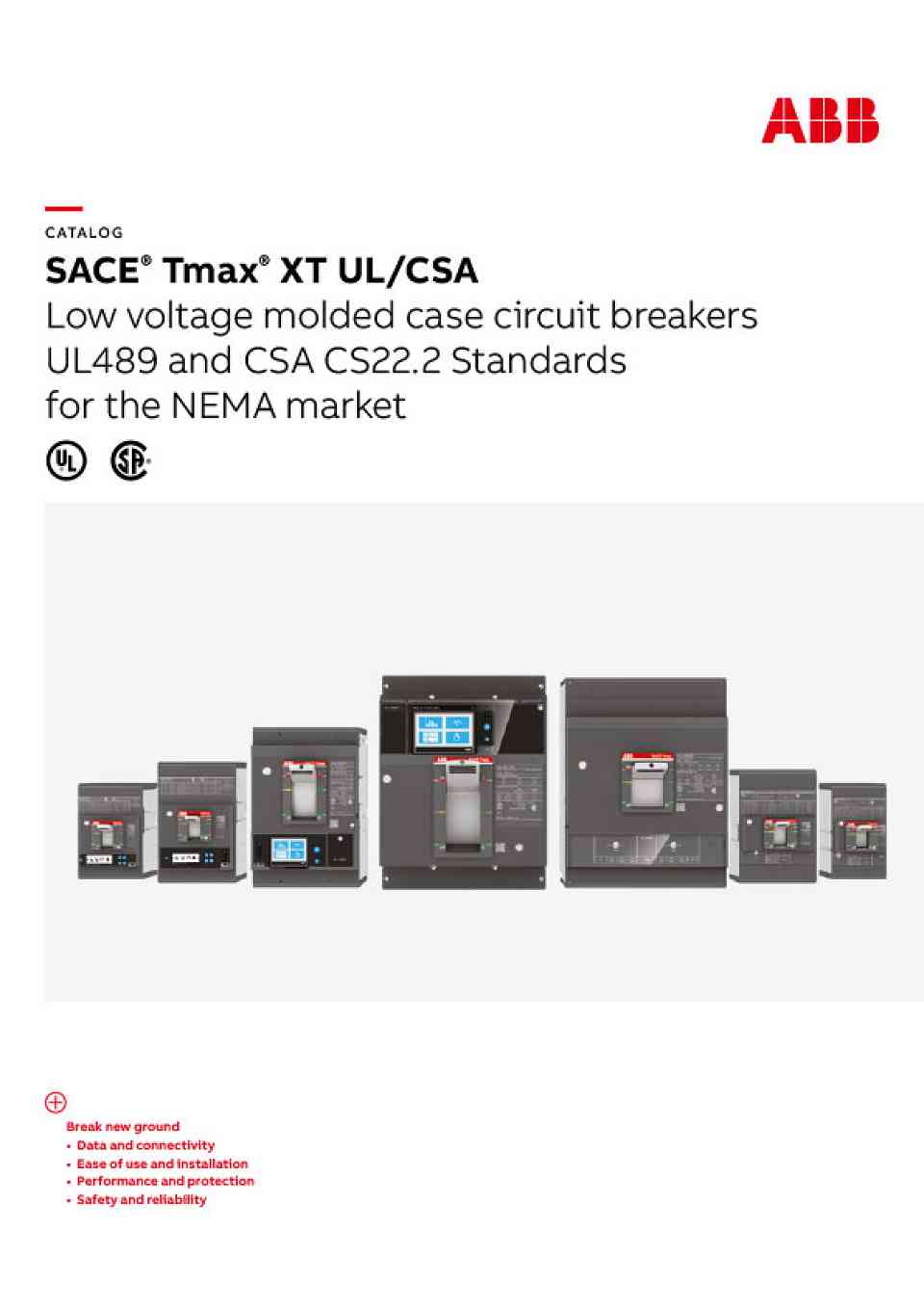 SACE Tmax XT UL/CSA Catalogue Cover