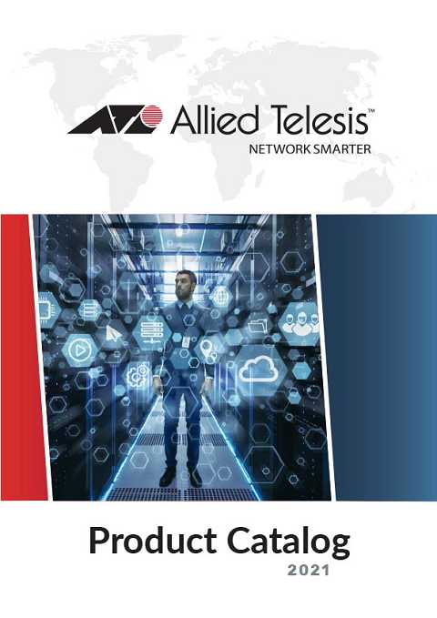 Cover of Allied Telesis Product Catalogue 2021