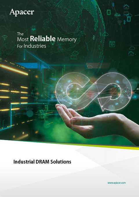 Cover of Apacer Industrial DRAM Solutions The Most Reliable Memory For Industries