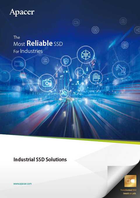 Cover of Apacer Industrial SSD Solutions The Most Reliable SSD For Industries