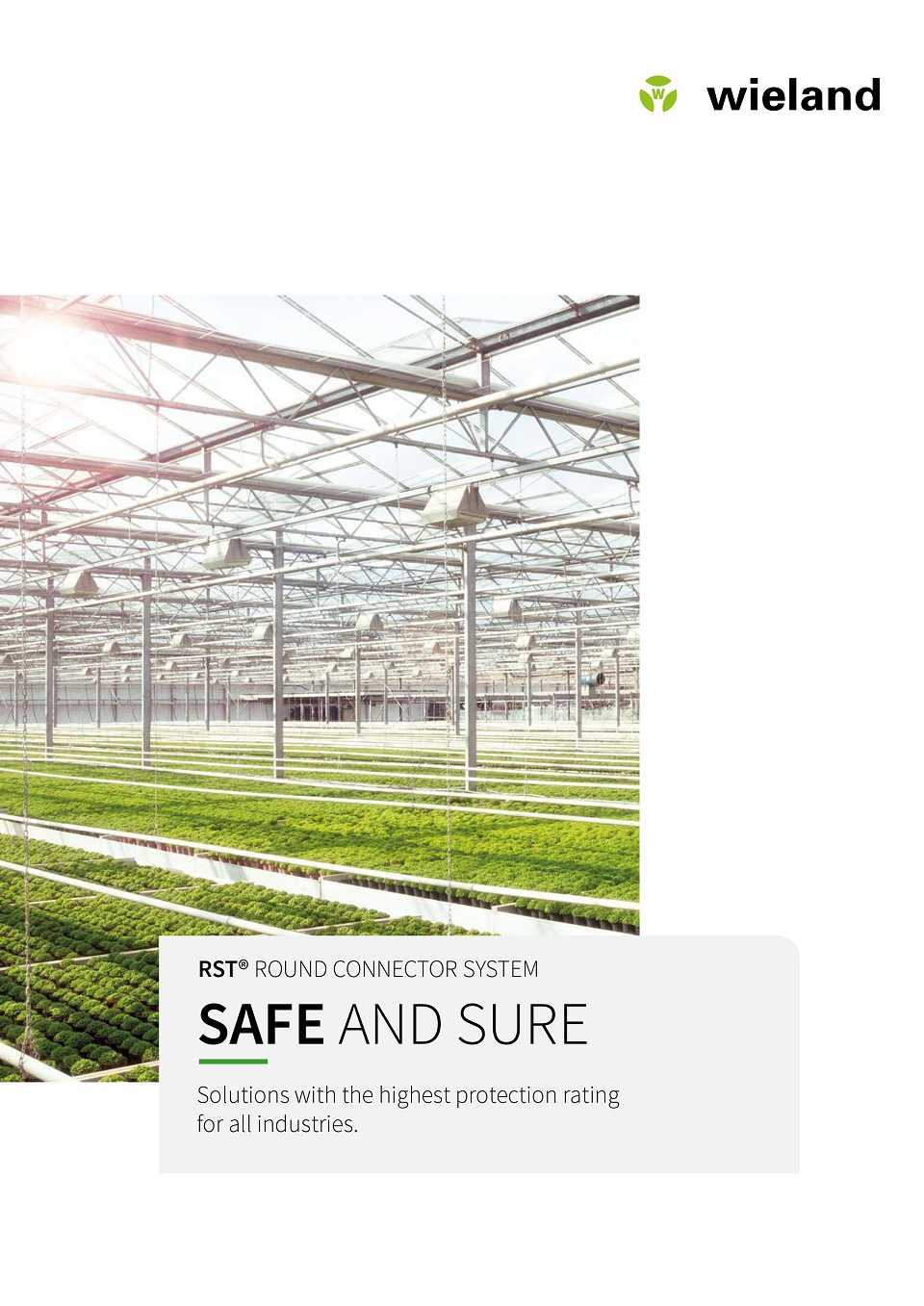 Safe and Sure Catalogue Cover