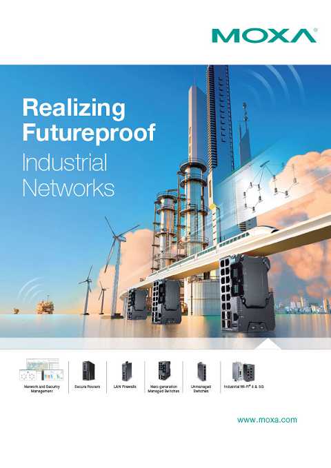 Cover of Moxa Realising Futureproof Industrial Networks Building Tomorrow's Connectivity Today