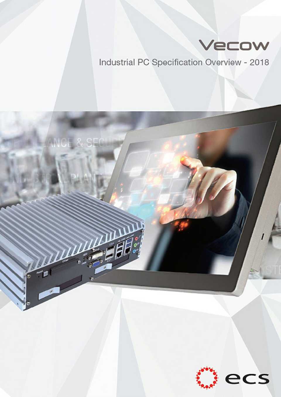 Industrial PC Specification Overview Catalogue Cover