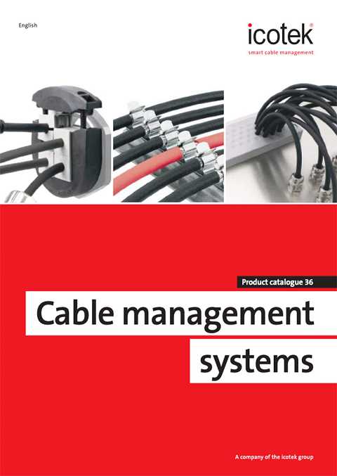 Cover of Icotek Cable Management Systems Product Catalogue 36 - 2023