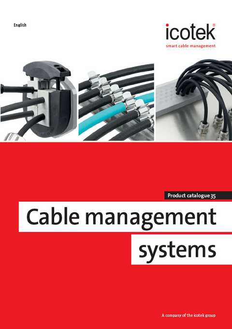 Cover of Icotek Cable Management Systems Product Catalogue 32 - 2019
