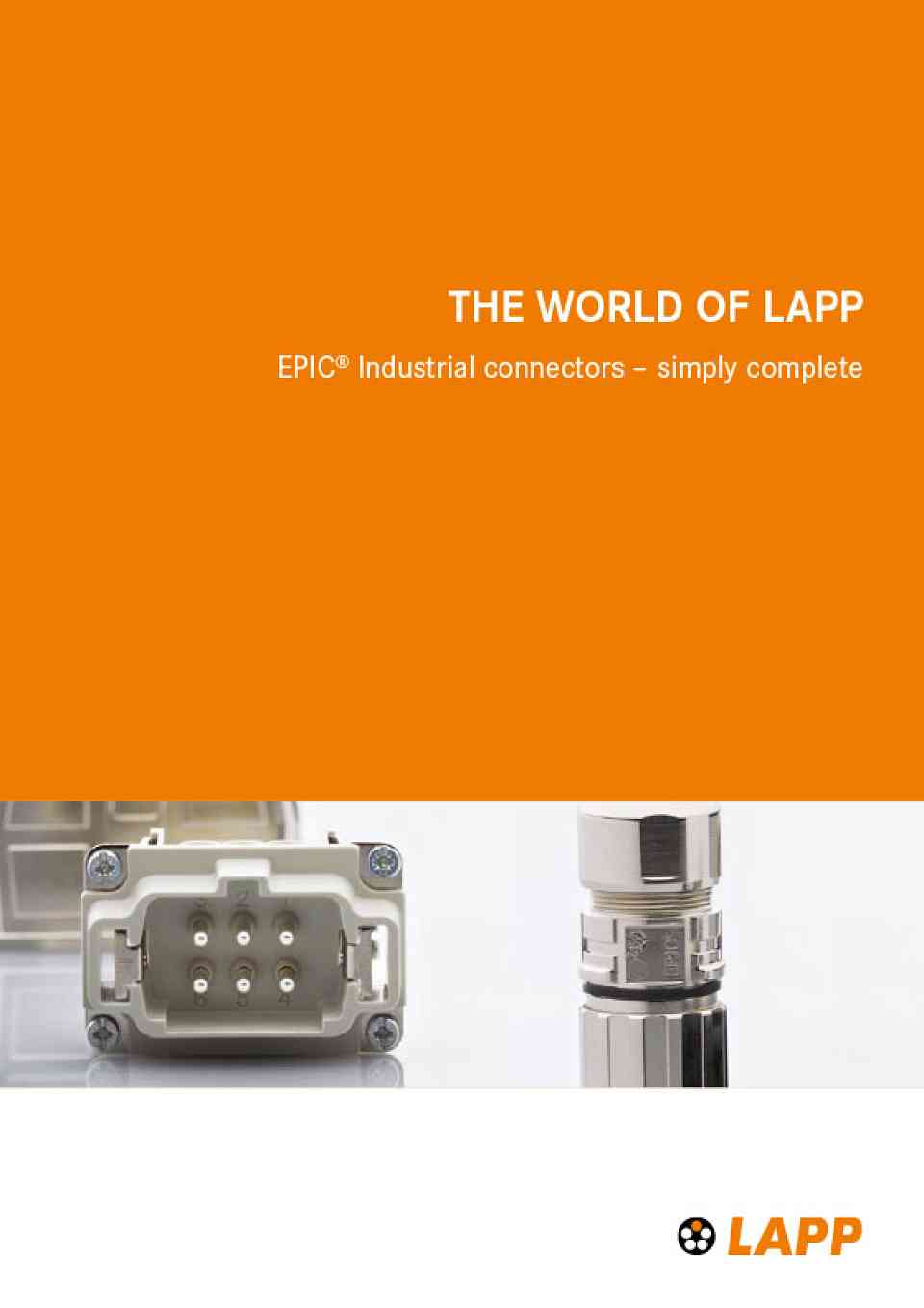 EPIC Industrial Connectors - Simply Complete Catalogue Cover