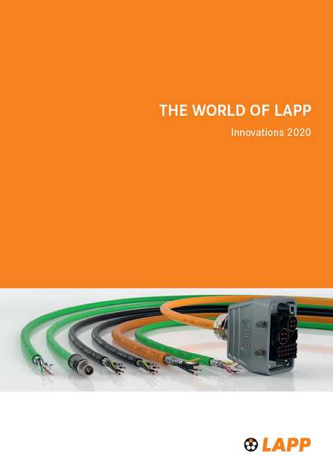 Cover of LAPP Innovations 2020 The World of LAPP