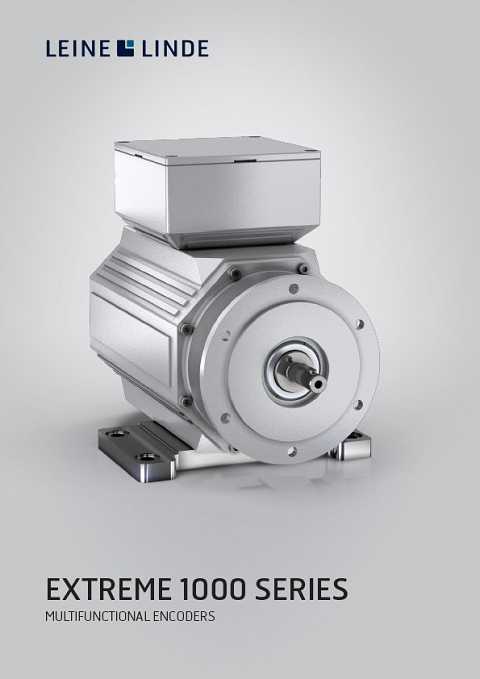 Cover of Leine-Linde Extreme 1000 Series Multifunctional Encoders