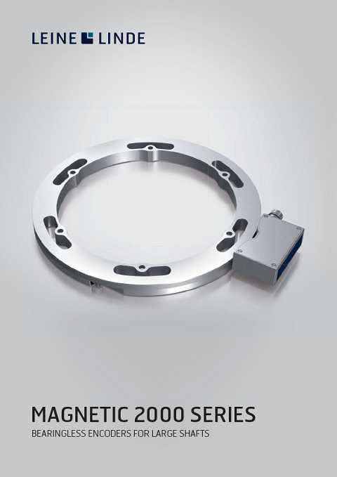 Cover of Leine-Linde Magnetic 2000 Series Bearingless Encoders for Large Shafts