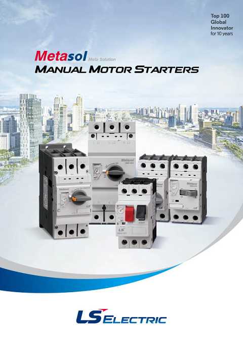 Cover of LSis Manual Motor Starters Top 100 Global Innovator for 10 Years