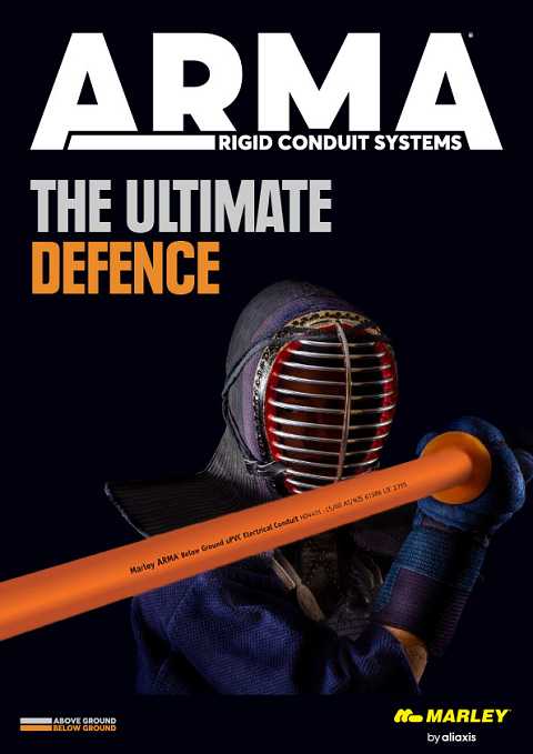 Cover of Marley ARMA Rigid Conduit Systems The Ultimate Defence