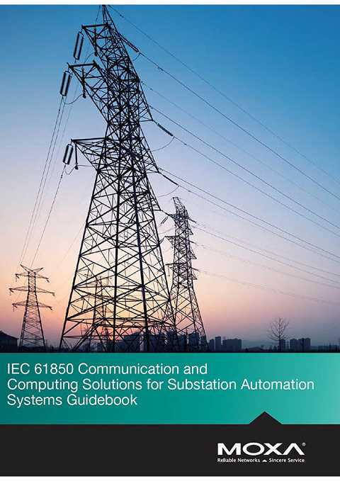 Cover of MOXA IEC 61850 Communication & Computing Solutions A guidebook for Substation Automation Systems