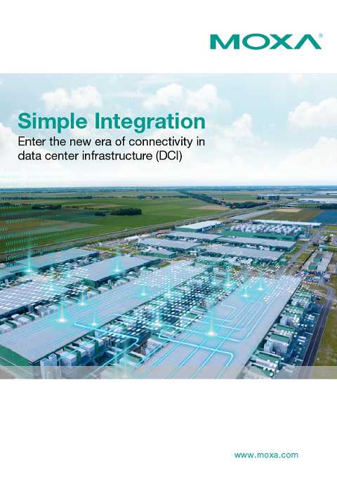 Cover of Moxa DCI Brochure 2025 Simple Intergration