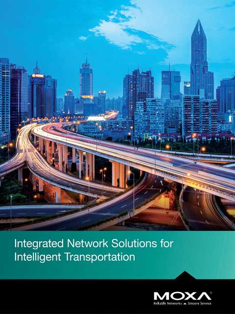Cover of MOXA Integrated Network Solutions for Intelligent Transportation 2018 Brochure