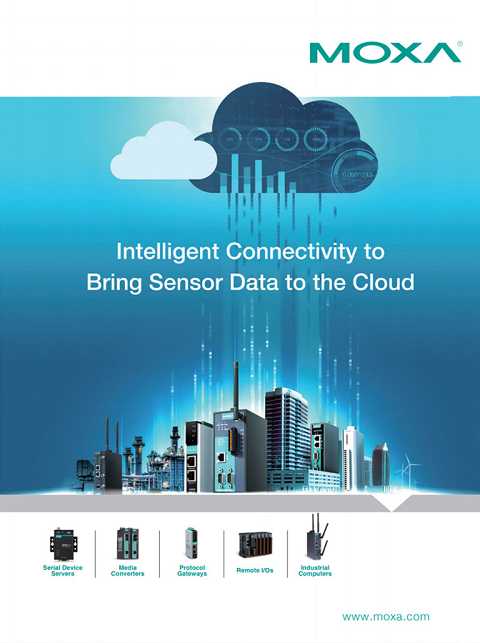 Cover of MOXA Intelligent Connectivity Solutions Bring Sensor Data to the Cloud