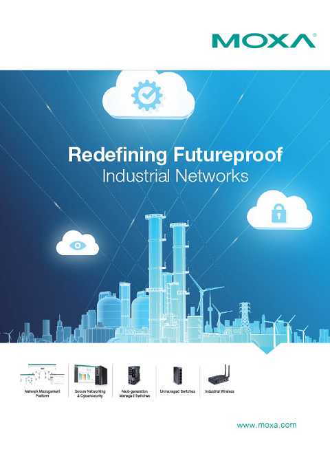 Cover of MOXA Redefining Futureproof Industrial Networks