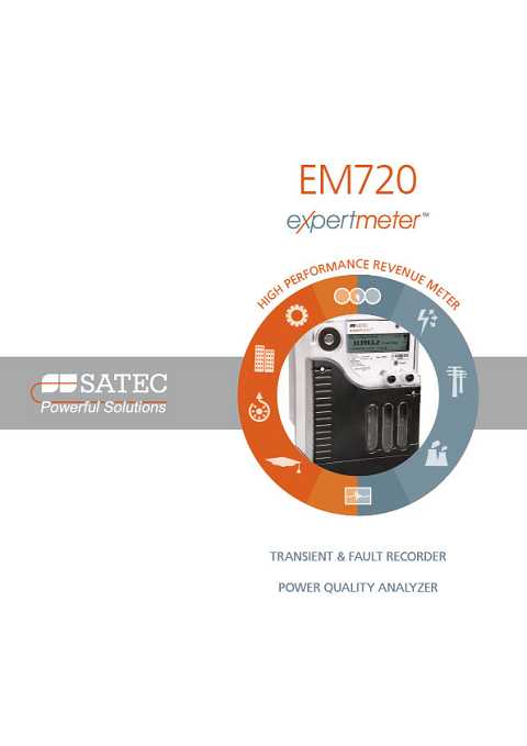Cover of Satec EM720 High Performance Revenue Meter