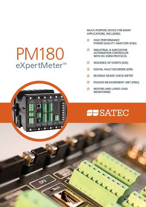 Cover of Satec PM180 Expert Meter