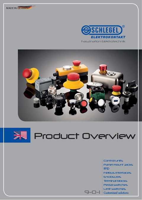 Cover of Schlegel Product Overview Customised Solutions