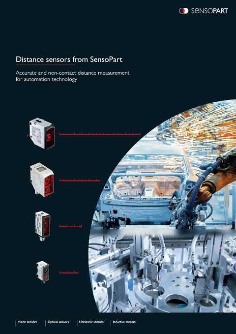 Cover of SensoPart Distance Sensors Accurate and Non-Contact Distance Measurement for Automation Technology