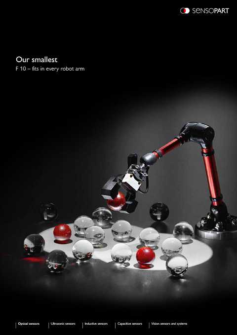 Cover of SensoPart Our Smallest F 10 - Fits in Every Robot Arm