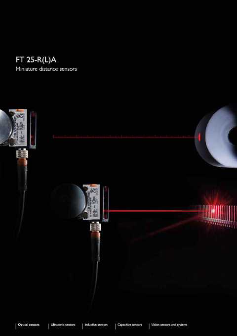 Cover of SensoPart FT 25-RLA Miniature Distance Sensors