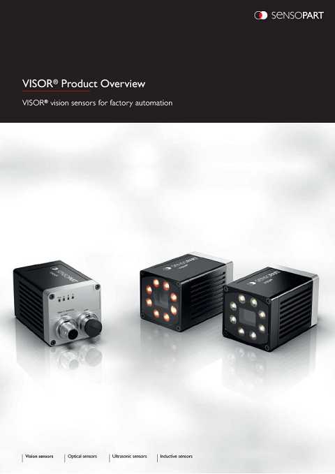 Cover of SensoPart Visor Product Overview Visor Vision Sensors for Factory Automation