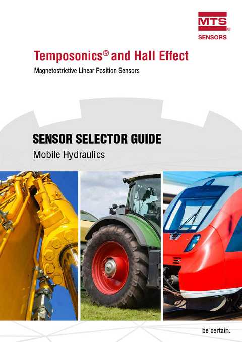 Cover of Temposonics Mobile Hydraulics Magnetostrictive Linear Position Sensors
