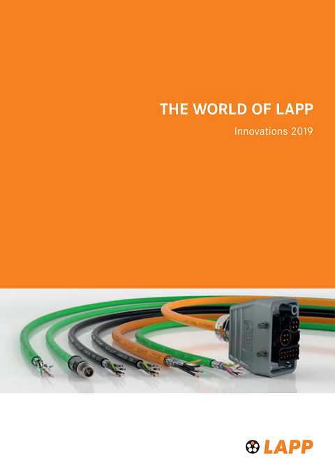 Cover of LAPP The World Of LAPP Innovations 2019