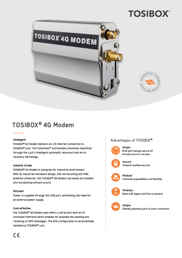 Tosibox 4g modem