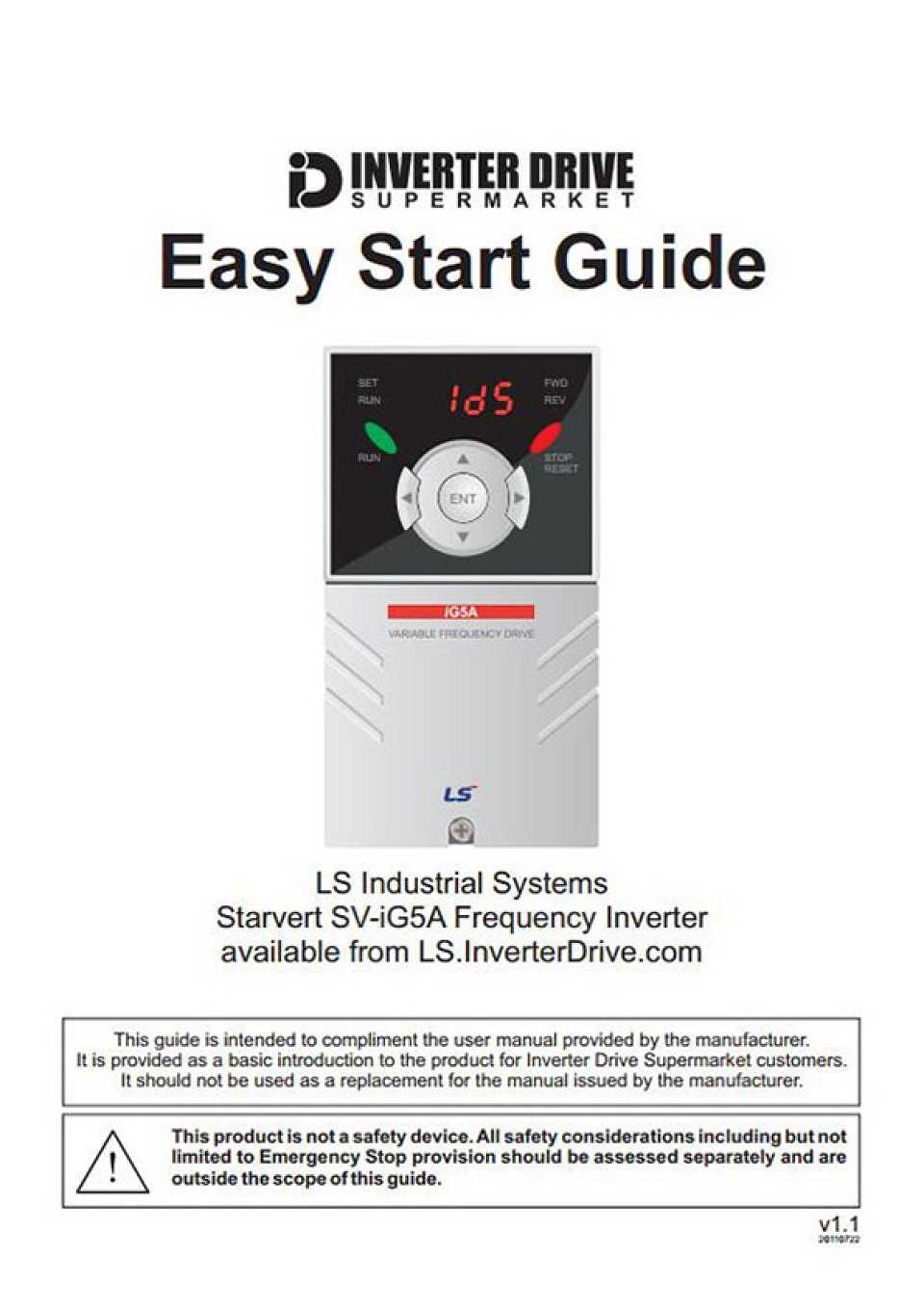 VSD Easy Start Guide Catalogue Cover