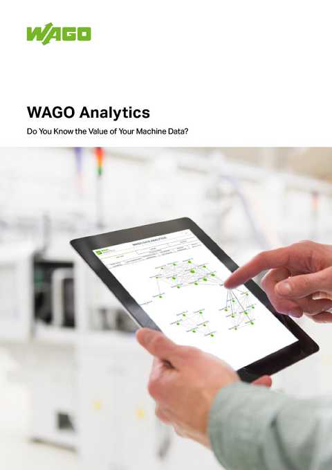 Cover of Wago Analytics Do you know the Value of Your Machine Data?