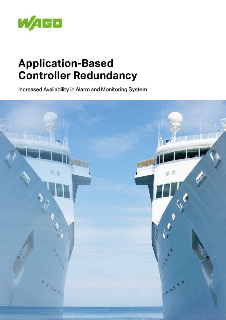 Application-Based Controller Redundancy Catalogue Cover