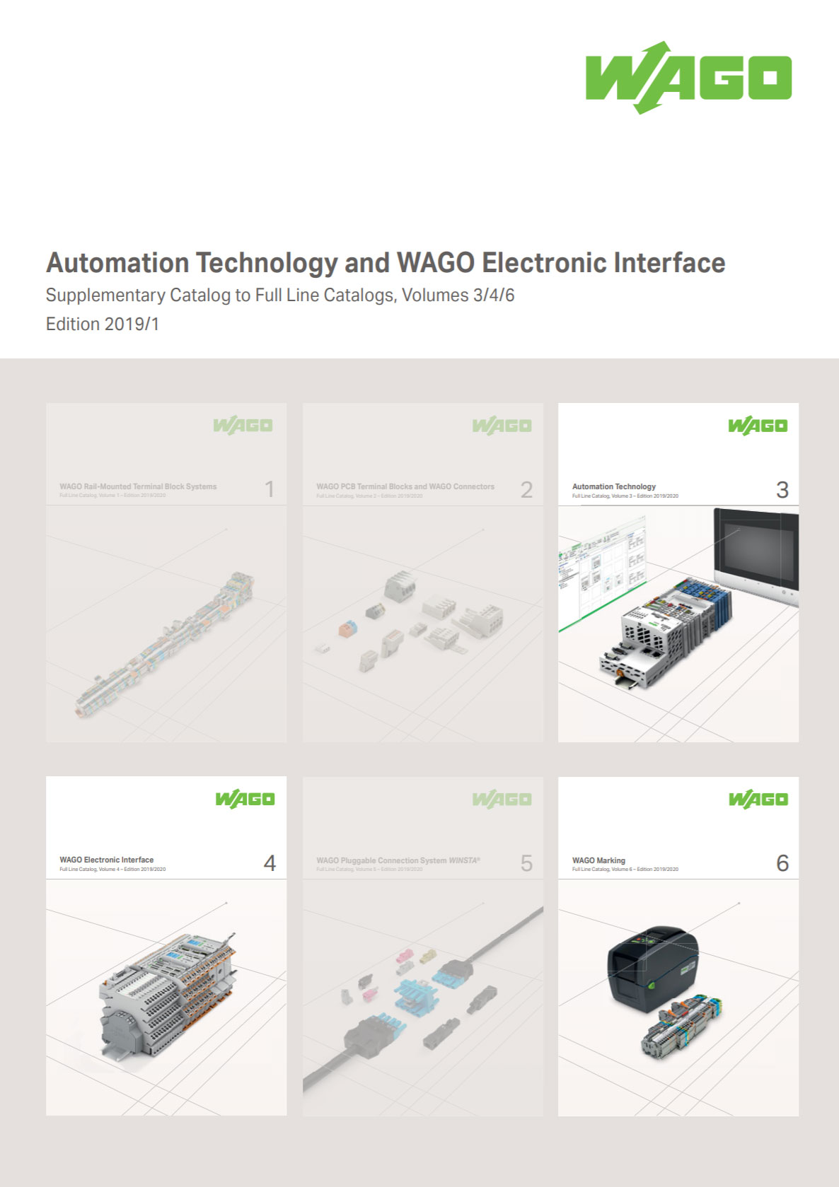 Wago automation technology and wago electronic interface catalog cover