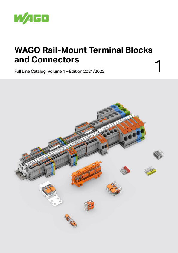 Wago rail mount terminal blocks and connectors