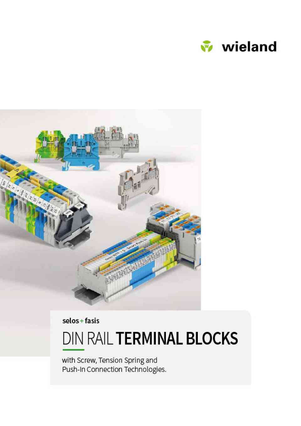 DIN Rail Terminal Blocks Catalogue Cover