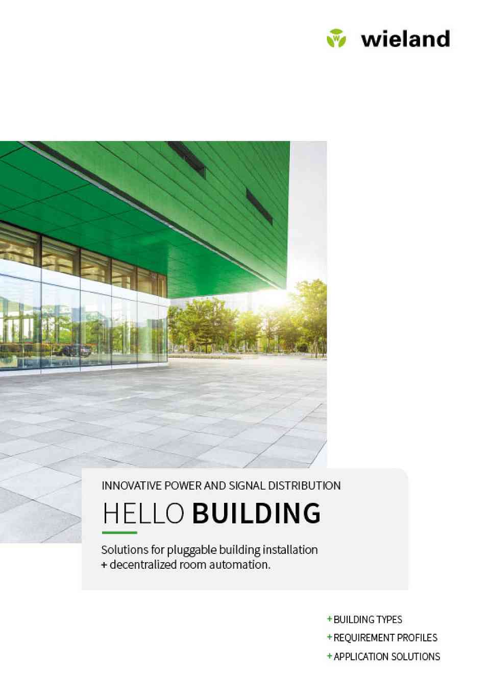 Hello Building Catalogue Cover