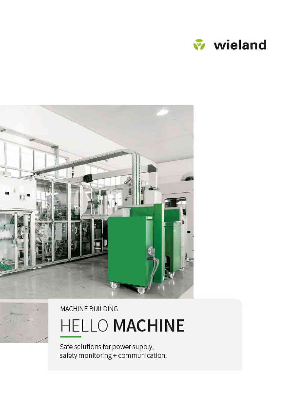 Hello Machine Catalogue Cover
