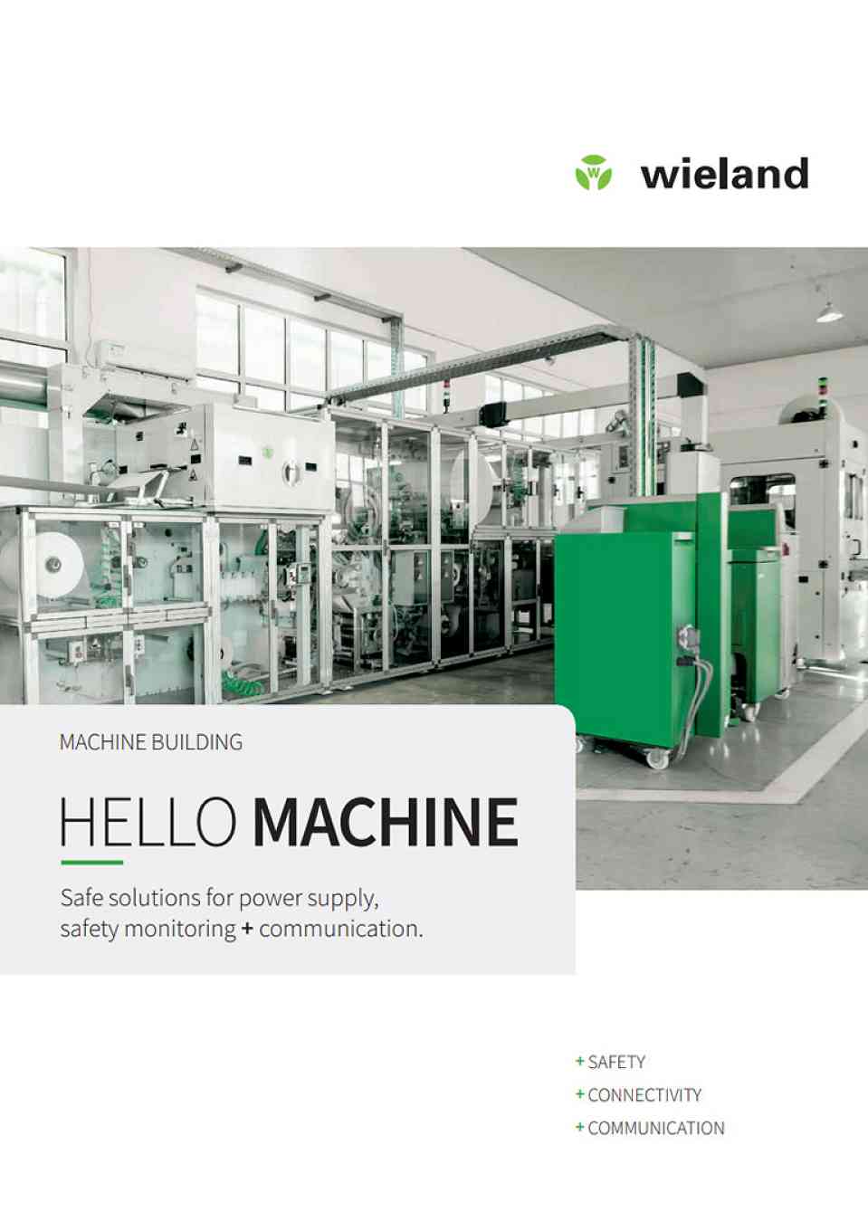 MACHINE BUILDING Catalogue Cover