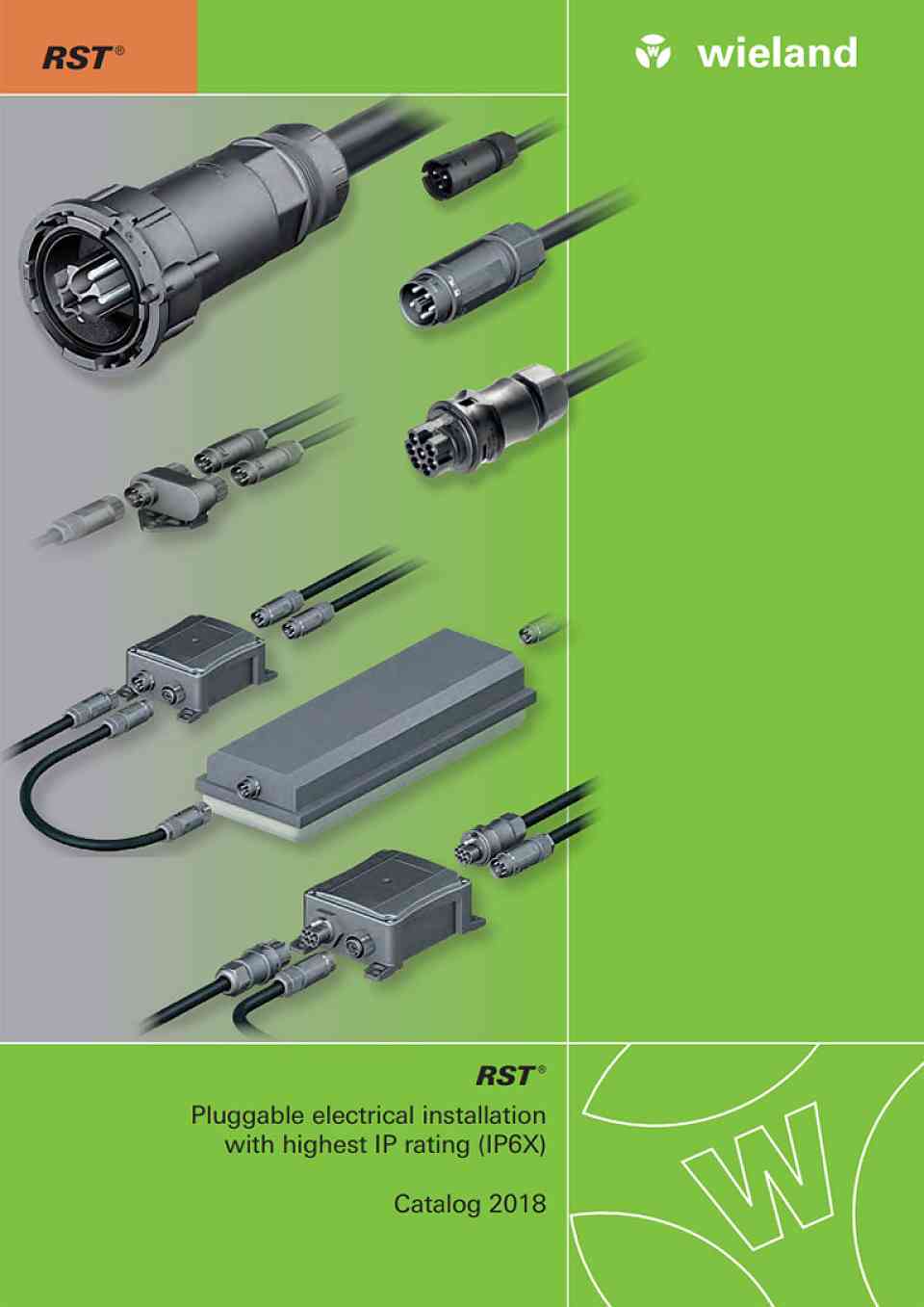 RST® Pluggable electrical installation Catalogue Cover