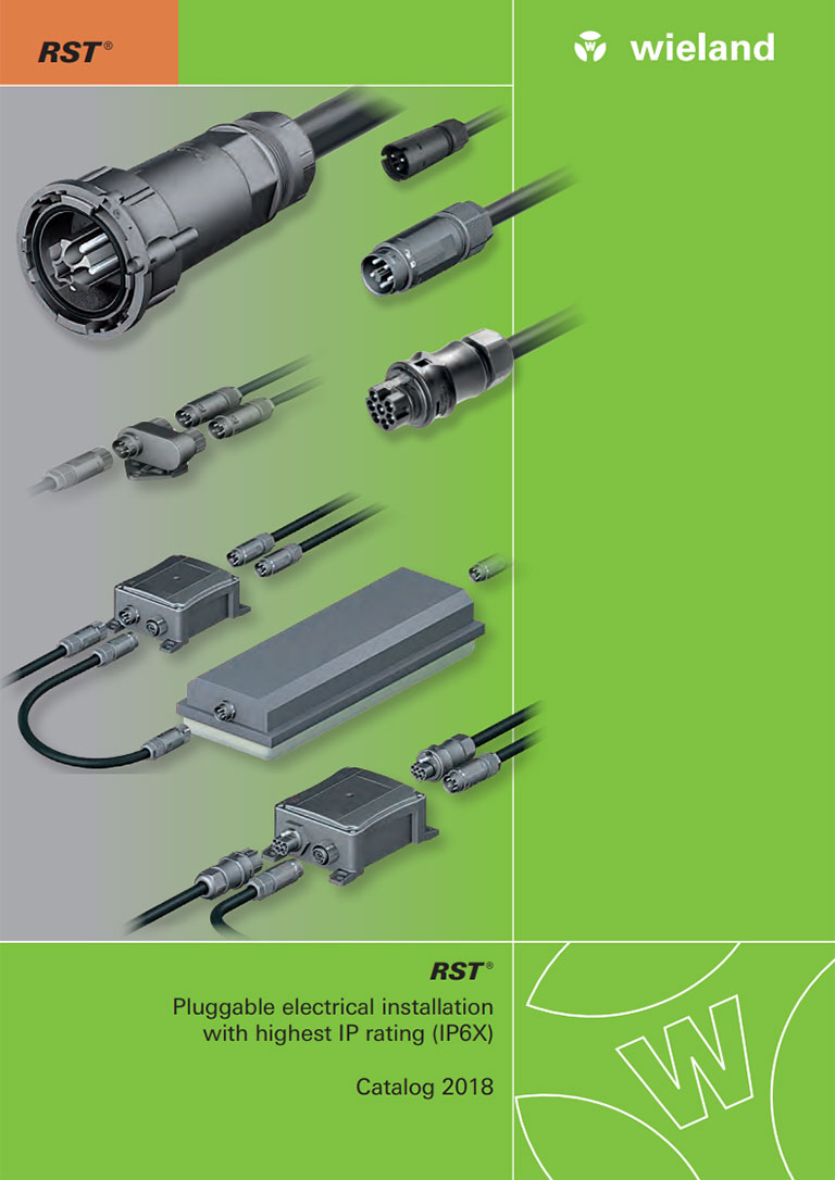 Wieland RST Pluggable Electrical InstallationCatalogue 2018 Cover