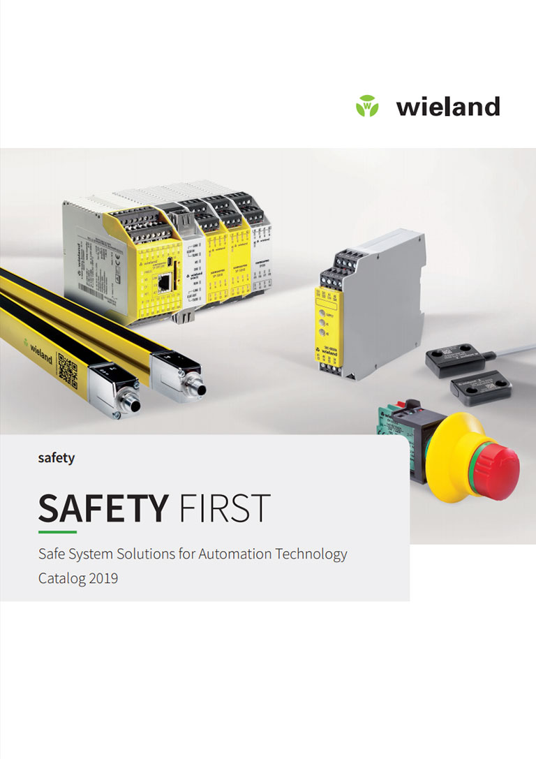 Wieland Safe System Solutions for Automation Technology Catalog 2019 Cover